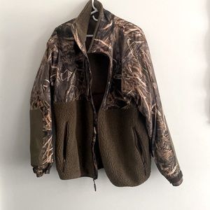Forest Green/Brown Winter Jacket